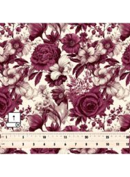 Petal flower style with red,white colors - Image 5