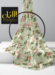 Petal flower style with green,pink colors - Image 2