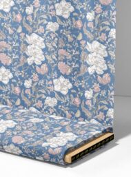 Bloom flower style with grey,blue colors - Image 4