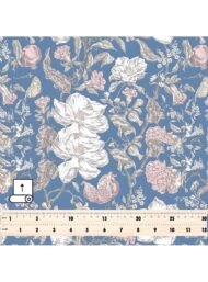 Bloom flower style with grey,blue colors - Image 5