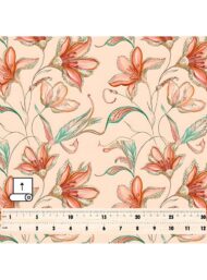 Bloom flower style with pink,green colors - Image 5