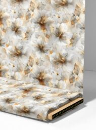 Bloom flower style with white,yellow colors - Image 4