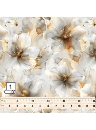 Bloom flower style with white,yellow colors - Image 5