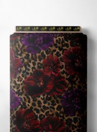 Petal flower style with red,purple colors