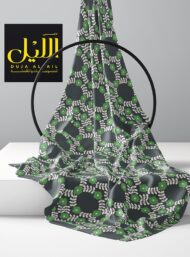 Leaf flower style with green,white colors - Image 2