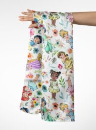 Girl flower style with pink,blue colors - Image 3