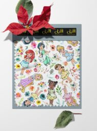 Girl flower style with pink,blue colors - Image 6