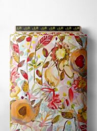 Bloom flower style with red,yellow colors