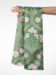 Petal flower style with green,pink colors - Image 3