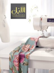 Rose flower style with pink,green colors - Image 7