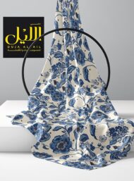 Petal flower style with blue, white colors - Image 2