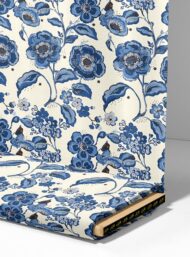 Petal flower style with blue, white colors - Image 4