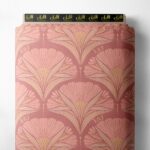 Petal flower style with pink, yellow colors