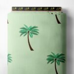 Palm nature style with green,brown colors