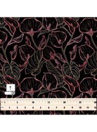 Bloom flower style with black, pink colors - Image 5