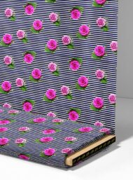 Rose flower style with pink,green colors - Image 4