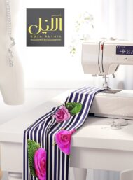 Rose flower style with pink,green colors - Image 7