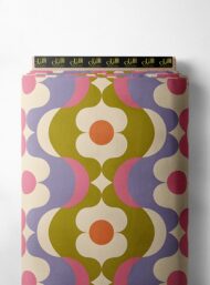 Flower mixed style with pink,purple colors