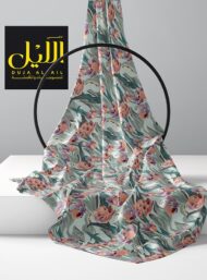 Petal flower style with pink,green colors - Image 2