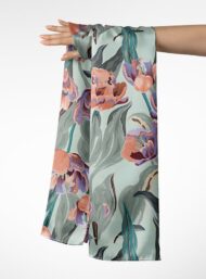 Petal flower style with pink,green colors - Image 3