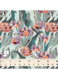 Petal flower style with pink,green colors - Image 5