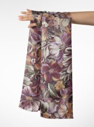 Bloom flower style with purple,yellow colors - Image 3