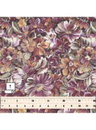 Bloom flower style with purple,yellow colors - Image 5