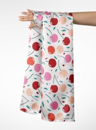 Cherry flower style with red,pink colors - Image 3