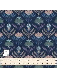 Bloom flower style with blue,pink colors - Image 5