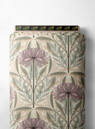 Petal flower style with pink,green colors