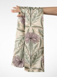 Petal flower style with pink,green colors - Image 3