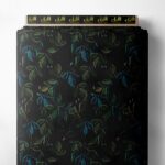 Flower nature style with green,blue colors