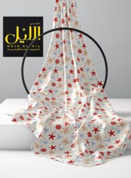 Starfish ocean and sky style with red,blue colors - Image 2