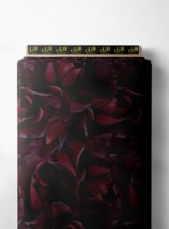 Rose flower style with red,brown colors