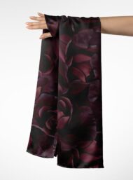 Rose flower style with red,brown colors - Image 3