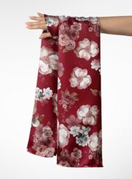 Petal flower style with red,white colors - Image 3