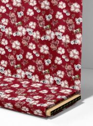 Petal flower style with red,white colors - Image 4