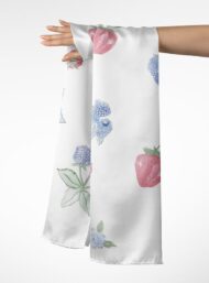 Strawberry flower style with pink,blue colors - Image 3