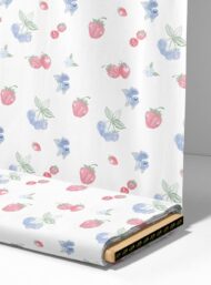 Strawberry flower style with pink,blue colors - Image 4