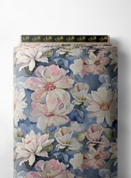 Bloom flower style with pink,white colors