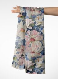 Bloom flower style with pink,white colors - Image 3