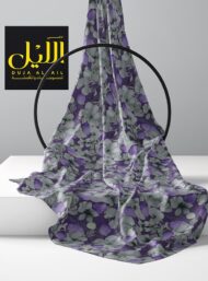 Petal flower style with purple,white colors - Image 2