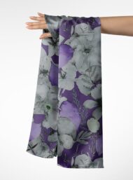 Petal flower style with purple,white colors - Image 3