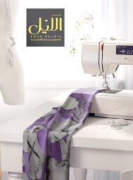 Petal flower style with purple,white colors - Image 7