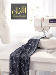 Leaf flower style with white,blue colors - Image 7