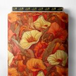 Petal flower style with orange,yellow colors