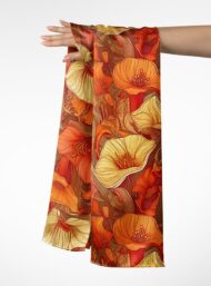 Petal flower style with orange,yellow colors - Image 3