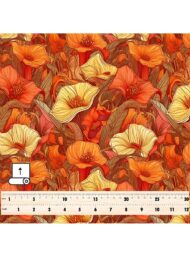 Petal flower style with orange,yellow colors - Image 5