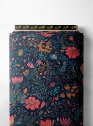 Petal flower style with pink,green colors