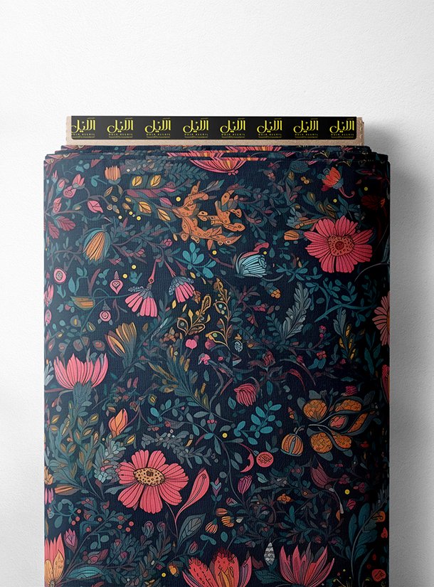 LAI01-3947_1.jpg Petal flower style with pink,green colors - Image 1